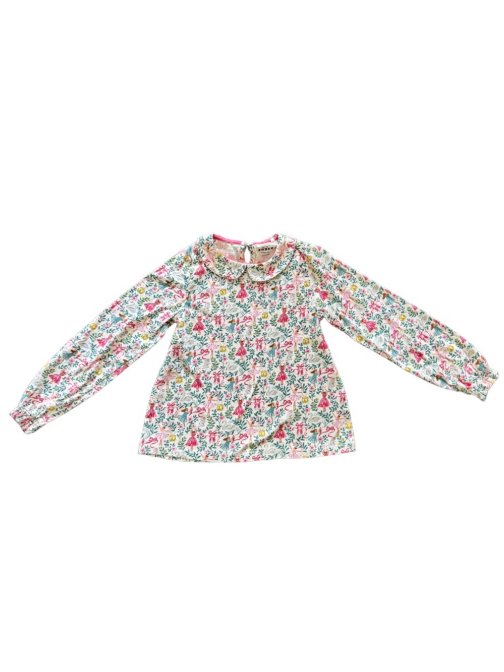 Mini Boden Girls Nutcracker Peter Pan Collar Blouse 10-11Y